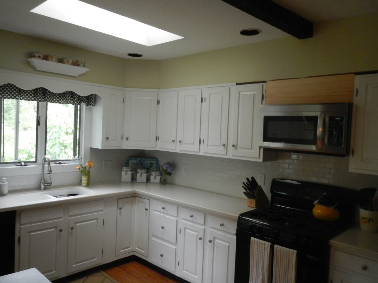 New Kitchen Tile: Complete! - School House Rehab